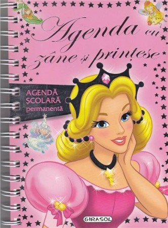 Carte prescolara - Agenda cu zane si printese