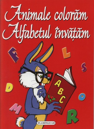 Activitati si jocuri pentru copii - Animale coloram alfabetul invatam