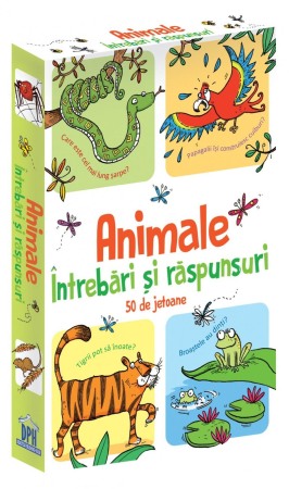 Enciclopedii - Animale. Intrebari si raspunsuri. 50 de jetoane