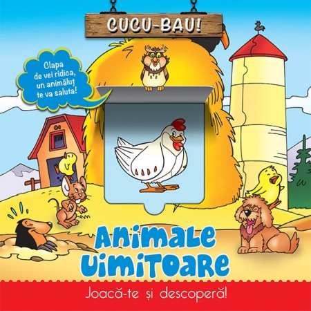 Carti pentru copii - Animale uimitoare. Joaca-te si descopera. Cucu-Bau!