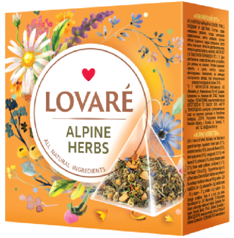 Ceai Lovare - AR.CEAI PIRAMIDA  ALPINE HERBS 15 PLICULETE