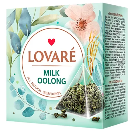 Ceai Lovare - AR.CEAI PIRAMIDA MILK  OOLONG TEA 15 PLICULETE