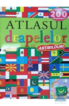 Atlase, dictionare si enciclopedii - Atlasul drapelelor cu abtibilduri