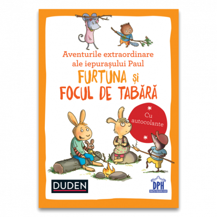 Activitati si jocuri pentru copii - Aventurile extraordinare ale iepurasului Paul: Furtuna & Focul de tabara