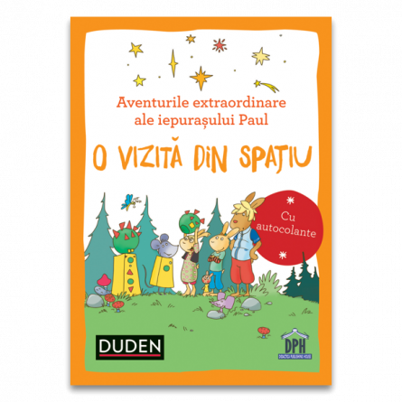 Activitati si jocuri pentru copii - Aventurile extraordinare ale iepurasului Paul: O vizita din spatiu