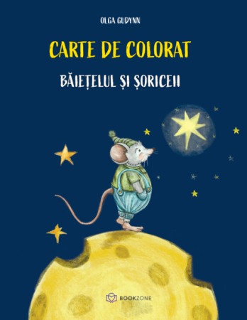 Carti de colorat - Baietelul si soriceii. Carte de colorat