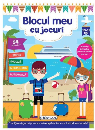 Carti pentru copii - Blocul meu cu jocuri. 10-11 ani