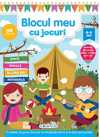 Carti pentru copii - Blocul meu cu jocuri. 8-9 ani
