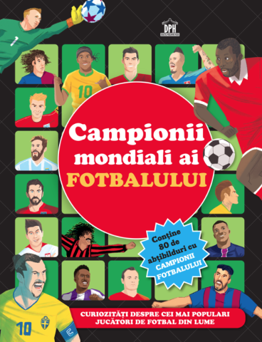 Activitati si jocuri pentru copii - Campionii mondiali ai fotbalului. Carte cu abtibilduri
