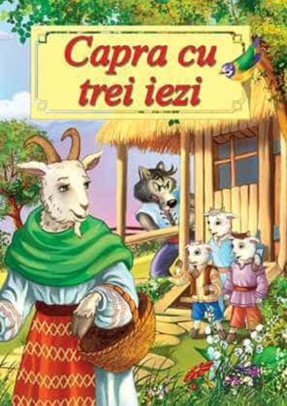 Carti de colorat - Capra cu trei iezi