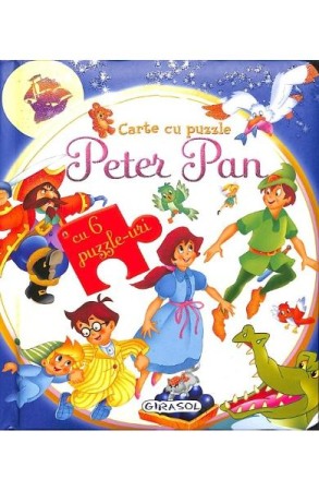 Activitati si jocuri pentru copii - Carte cu puzzle - Peter Pan