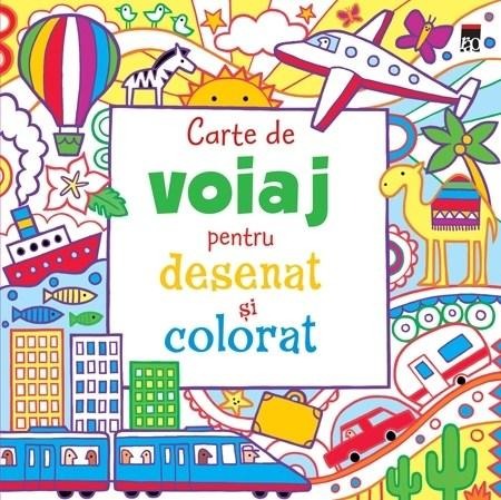 Carti pentru copii - Carte de voiaj pentru desenat si colorat
