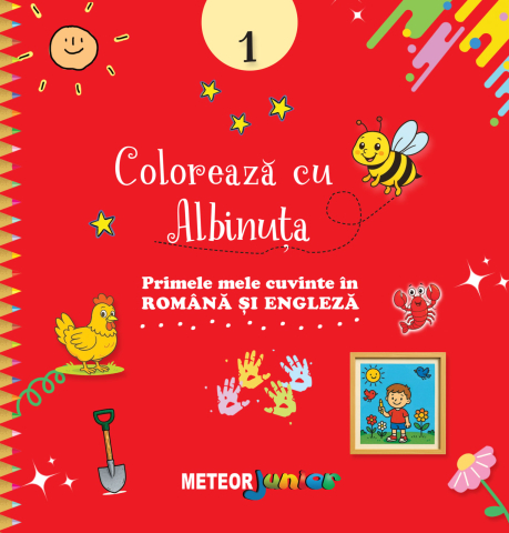 Carti de colorat - Coloreaza cu albinuta 1