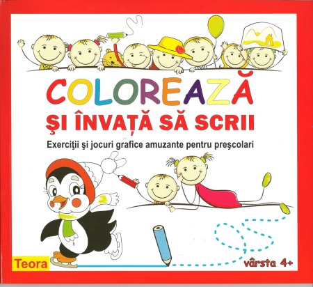 Activitati si jocuri pentru copii - Coloreaza si invata sa scrii