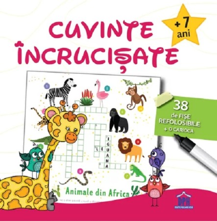 Activitati si jocuri pentru copii - Cuvinte incrucisate + 7 ani
