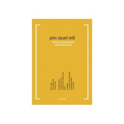 Alte stiinte - Despre guvernarea reprezentatitva