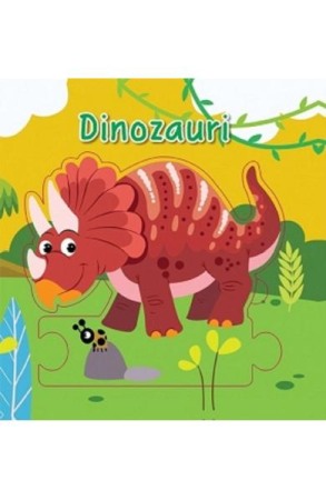 Activitati si jocuri pentru copii - Dinozauri. Carte puzzle