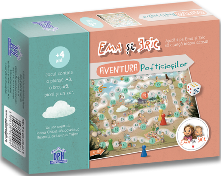 Activitati si jocuri pentru copii - Ema si Eric. Aventura pofticiosilor