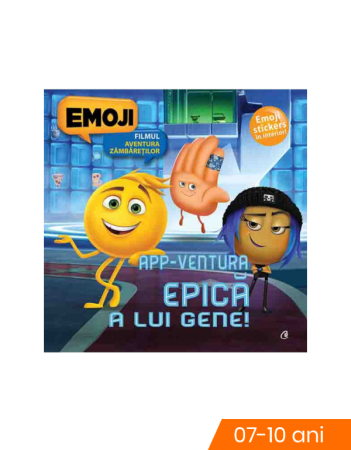 Carti pentru copii - Emoji - App-ventura epica a lui Gene