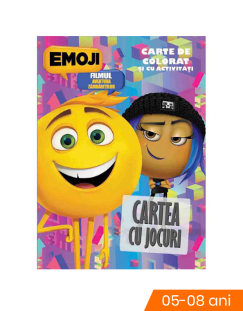 Povesti pentru copii - Emoji - cartea cu jocuri