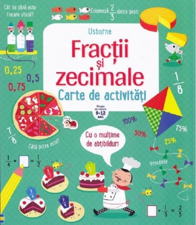 Carti pentru copii - Fractii si zecimale