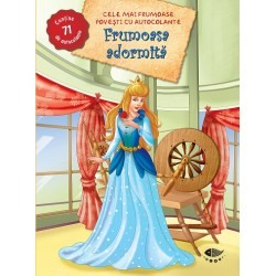 Povesti pentru copii - Frumoasa adormita -Cele mai frumoase povesti cu autocolante