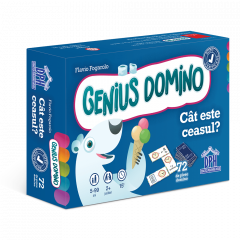 Activitati si jocuri pentru copii - Genius domino: Cat este ceasul?