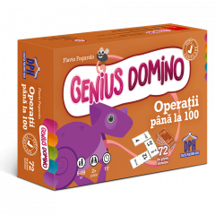 Activitati si jocuri pentru copii - Genius Domino - Operatii pana la 100