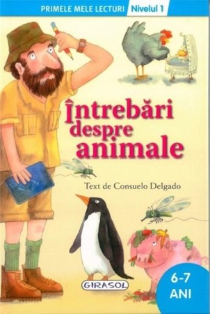 Carte prescolara - Intrebari despre animale - Nivelul 1