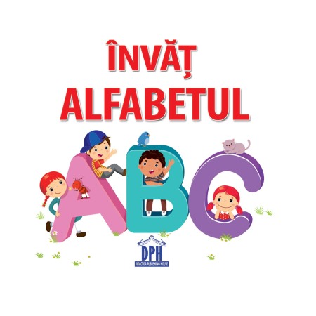 Activitati si jocuri pentru copii - Invat aflabetul. Carte pliata