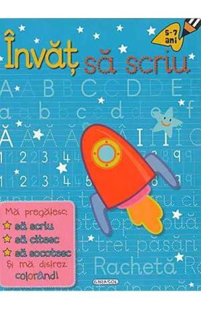 Carti de colorat - Invat sa scriu, citesc si socotesc colorand