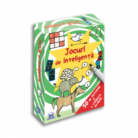 Activitati si jocuri pentru copii - Jocuri de inteligenta - 50 de jetoane