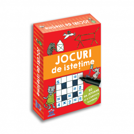 Activitati si jocuri pentru copii - Jocuri de istetime - 50 de jetoane