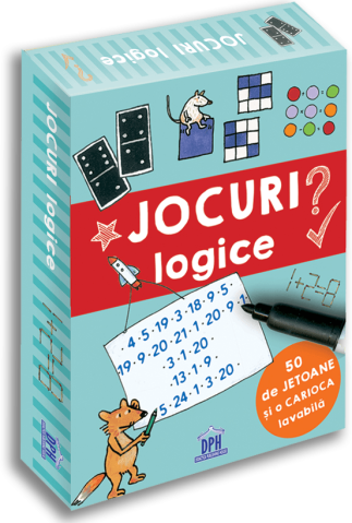 Carti pentru copii - Jocuri logice - 50 de jetoane