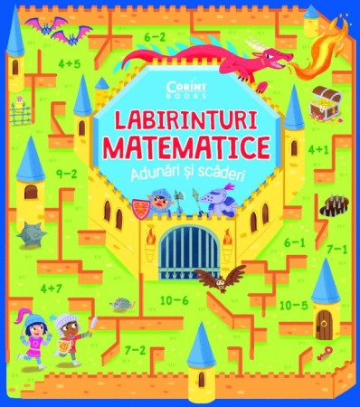 Carte prescolara - Labirinturi matematice – Adunari si scaderi