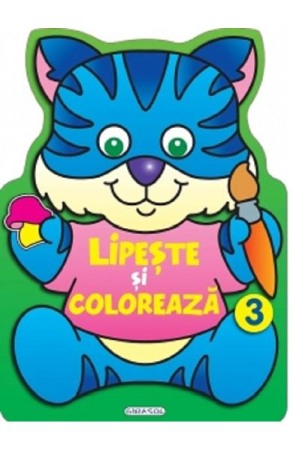Carti de colorat - Lipeste si coloreaza 3