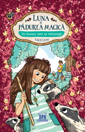 Literatura si fictiune - Luna si padurea magica. Un bursuc care se relaxeaza