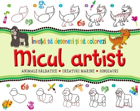 Carti de colorat - Micul artist