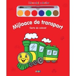 Carti de colorat - Miracolul culorilor - Mijloace de transport