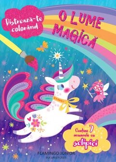 Carti de colorat - O lume magica