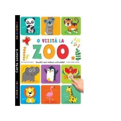 Povesti pentru copii - O vizita la zoo. Carte sonora