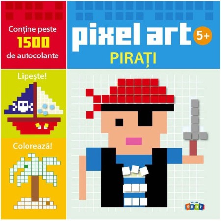 Activitati si jocuri pentru copii - PIXEL Art - Pirati