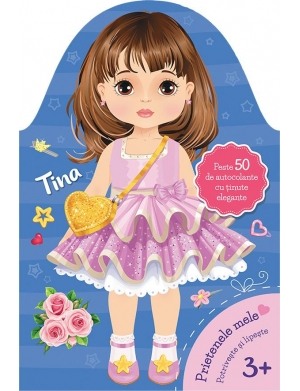 Activitati si jocuri pentru copii - Prietenele mele. Priveste si lipeste. Tina