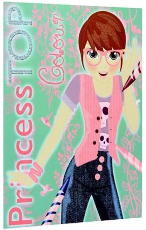 Activitati si jocuri pentru copii - Princess top. Colour 2 ( Verde)