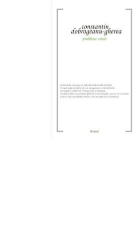 Moderna, contemporana - Probleme vitale