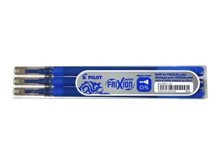 Pilot - Rezerve Roller Frixion Point, 0.5mm, albastre, 3 buc/set - PILOT