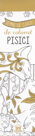 Carti de colorat - Semne de carte de colorat - Pisici