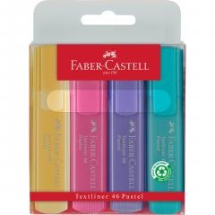 Instrumente de scris si corectura - Set 4 evidentiatoare - Textliner 46 Superfluorescent Pastel