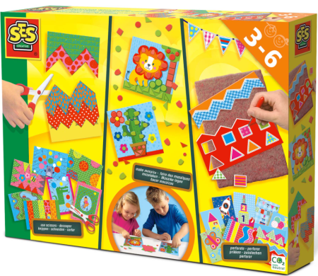 JUCARII SI JOCURI - SET CREATIV-INVAT SA TAI, SA CREEZ MOZAICURI