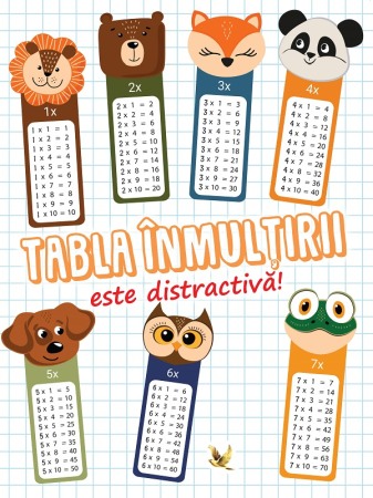 Activitati si jocuri pentru copii - Tabla inmultirii este distractiva!